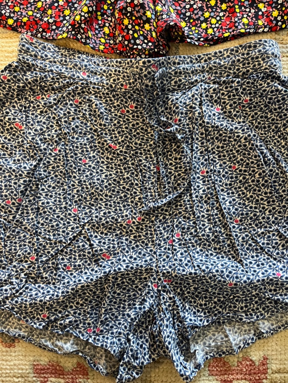 J. Crew Factory Multi Floral Elastic-Waist Shorts - Picture 3 of 5